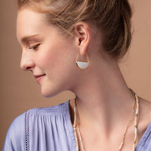 Load image into Gallery viewer, Scout Curated Wears Stone Prism Hoop - Black Spinel/Gold