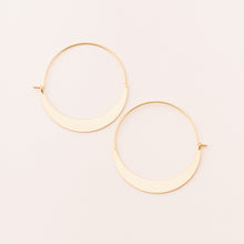 Load image into Gallery viewer, Scout Curated Wears Refined Crescent Hoop / Gold Vermeil