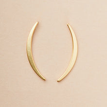 Load image into Gallery viewer, Scout Curated Wears Gibbous Slice Earring / Gold Vermeil