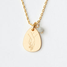 Load image into Gallery viewer, Scout Curated Wears Intention Charm Necklace - Amazonite/Gold