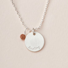 Load image into Gallery viewer, Scout Curated Wears Intention Charm Necklace - Tourmaline/Silver