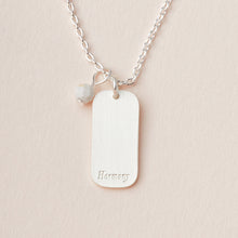Load image into Gallery viewer, Scout Curated Wears Intention Charm Necklace - Howlite/Silver