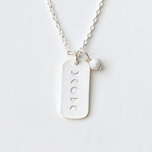 Load image into Gallery viewer, Scout Curated Wears Intention Charm Necklace - Howlite/Silver