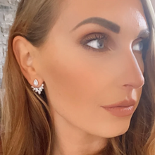 Load image into Gallery viewer, Wish Jacket Zirconia Crystal Earrings