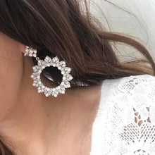 Load image into Gallery viewer, Sofia Pearl & Crystal Earrings