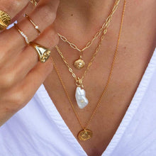 Load image into Gallery viewer, Hultquist Zodiac Sign of Aquarius Necklace