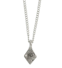 Load image into Gallery viewer, Hultquist Rhombus Silver Plated Necklace