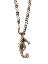 Load image into Gallery viewer, Hultquist Rose Gold Plated Seahorse Necklace