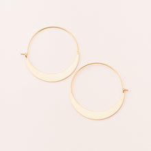 Load image into Gallery viewer, Scout Curated Wears Refined Crescent Hoop / Gold Vermeil
