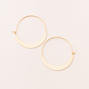 Scout Curated Wears Refined Crescent Hoop / Gold Vermeil