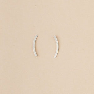 Scout Curated Wears Comet Curve Earring / Sterling Silver