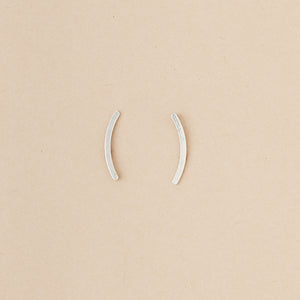 Scout Curated Wears Comet Curve Earring / Sterling Silver