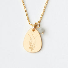 Load image into Gallery viewer, Scout Curated Wears Intention Charm Necklace - Amazonite/Gold
