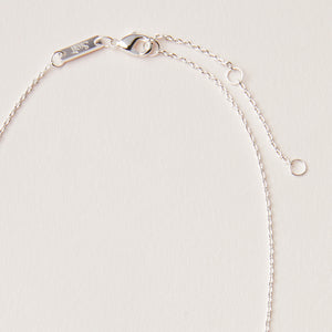 Scout Curated Wears Intention Charm Necklace - Rose Quartz/Silver