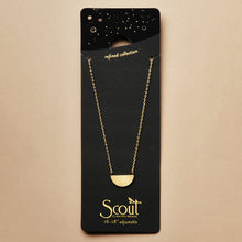 Load image into Gallery viewer, Scout Curated Wears Refined Necklace Collection - Half Moon/Gold
