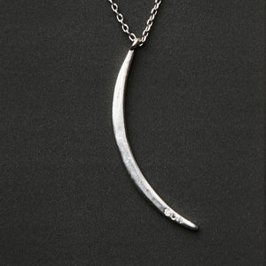 Scout Curated Wears Refined Necklace Collection - Gibbous Slice/Silver