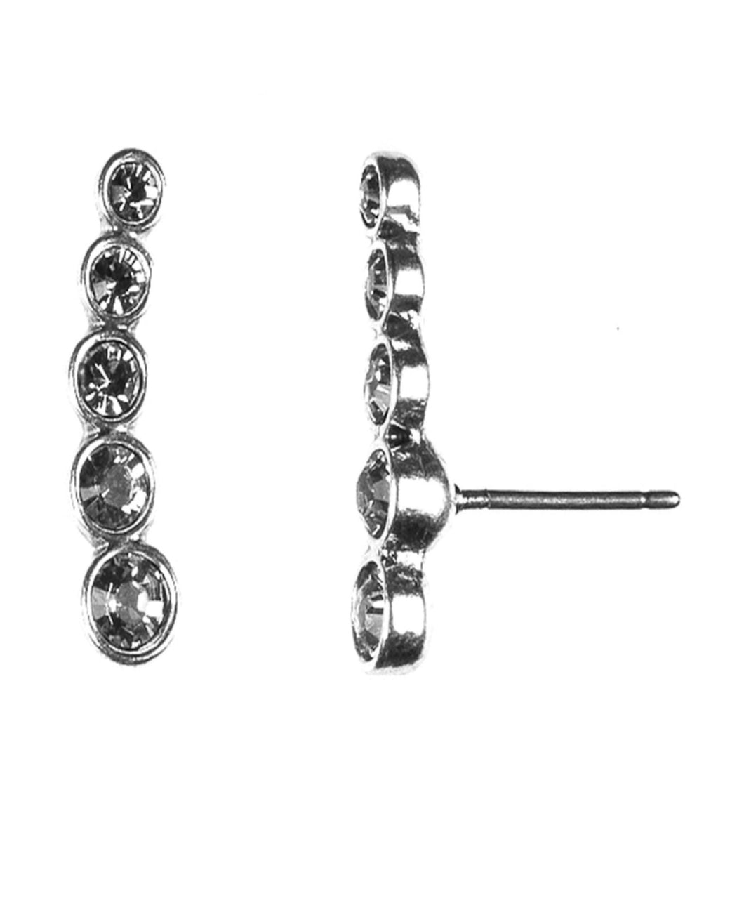 Crystal Hoop Earrings 