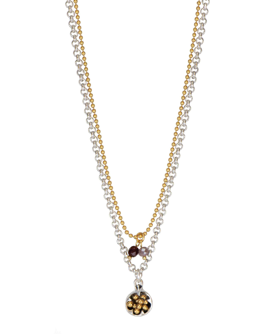 Hultquist Layered Pomegranate Necklace