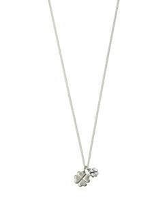 Hultquist Clover Necklace Silver Plated