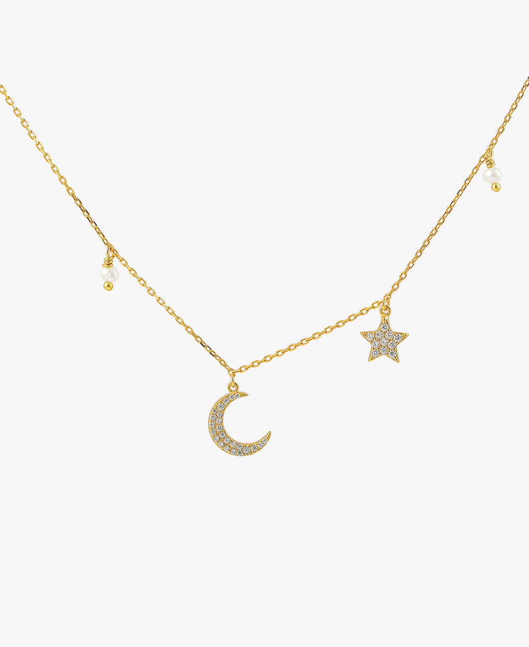 Hultquist Golden Cosmo Necklace