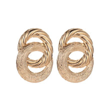 Load image into Gallery viewer, Grecian Gold Classic Hoop Statement Earrings
