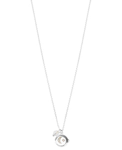 Hultquist Moon, Star & Crystal Necklace