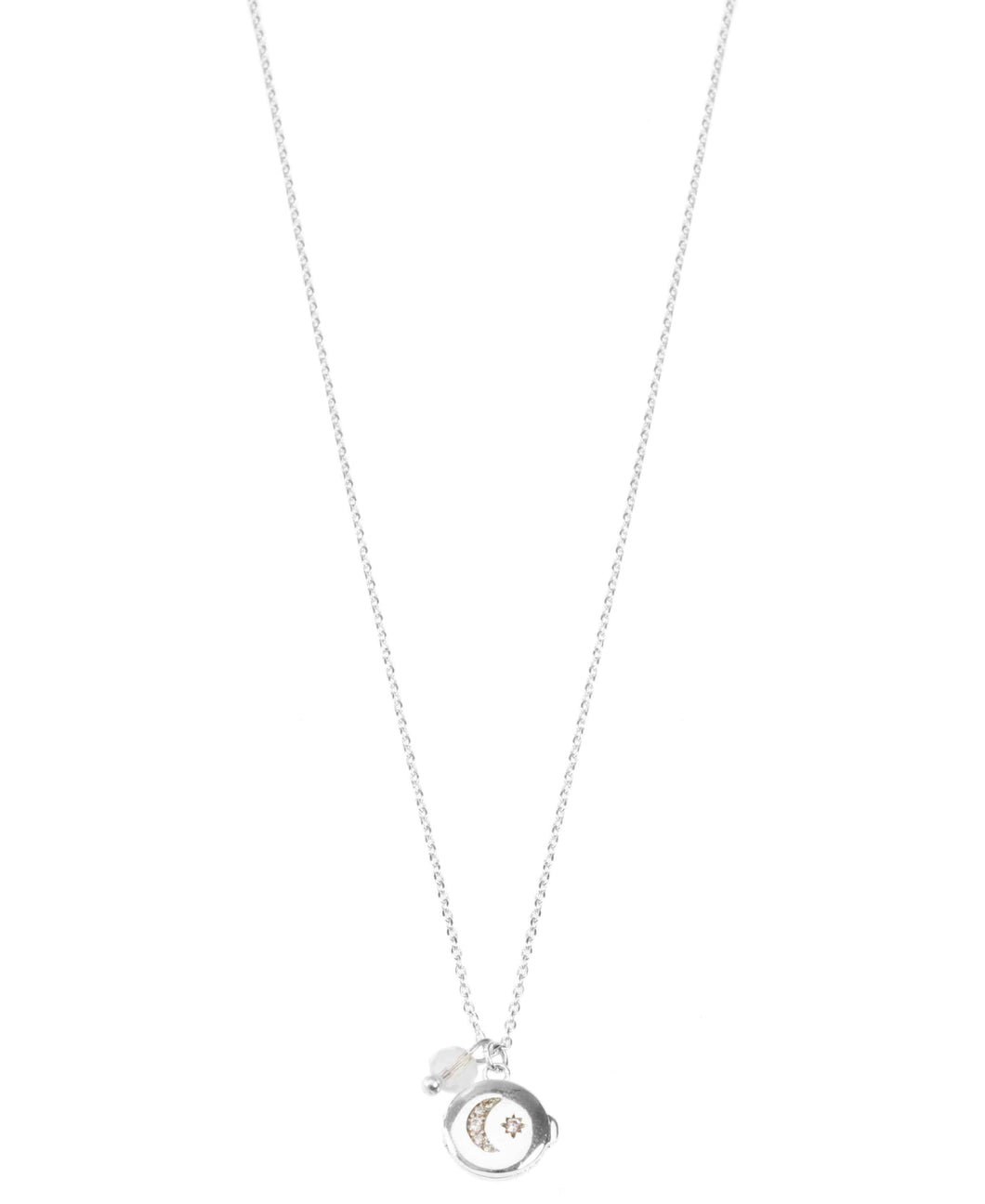 Hultquist Moon, Star & Crystal Necklace