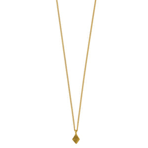 Hultquist Rhombus Gold Plated Necklace