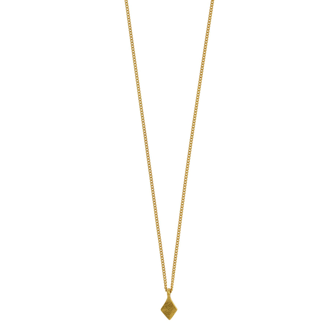 Hultquist Rhombus Gold Plated Necklace