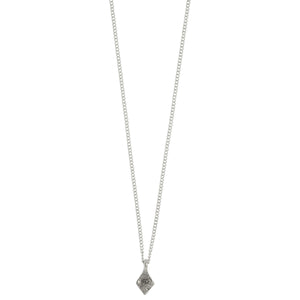 Hultquist Rhombus Silver Plated Necklace