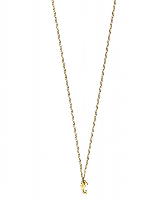 Gold Seahorse Necklace