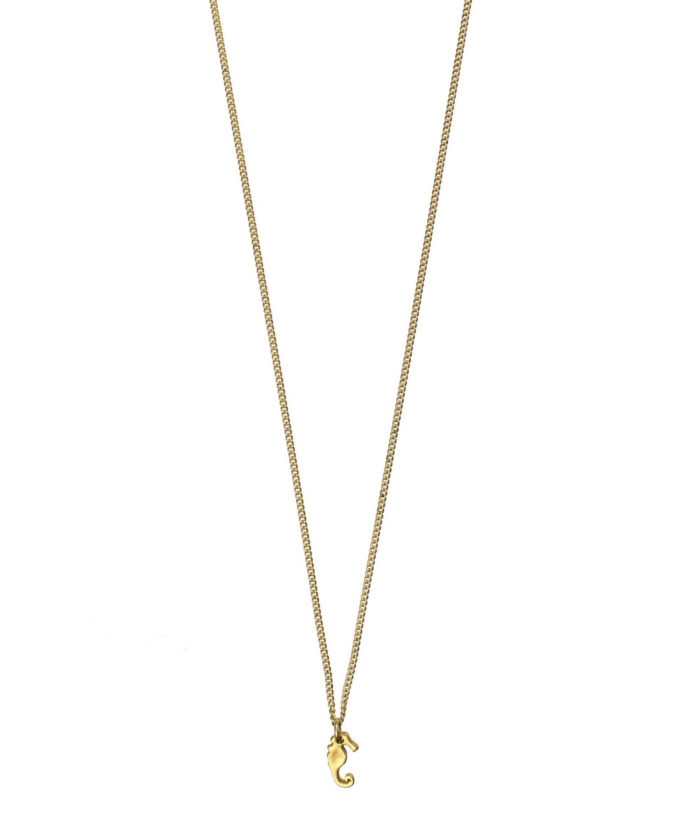 Gold Seahorse Necklace