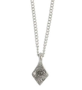 Hultquist Rhombus Silver Plated Necklace